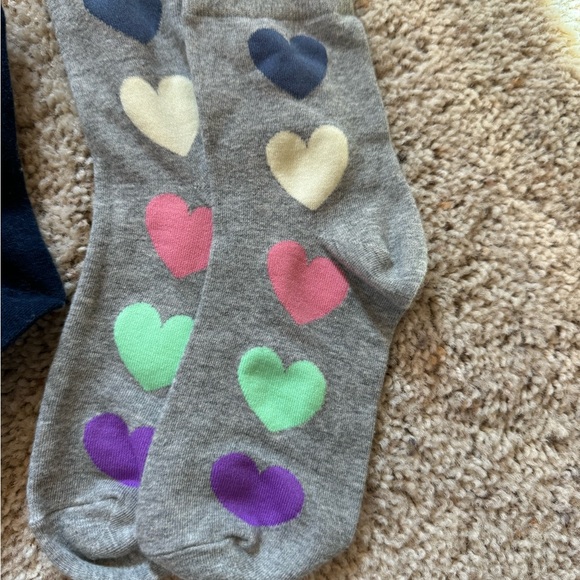 Colorful Heart Pattern Socks Set - Picture 2 of 5